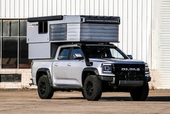 江鈴大道皮卡背馱升頂房車